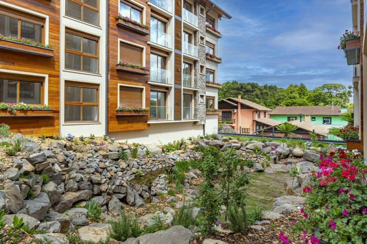 Rosa Edificio Bellagio Canela Com Infraestrutura Completa Daire Dış mekan fotoğraf