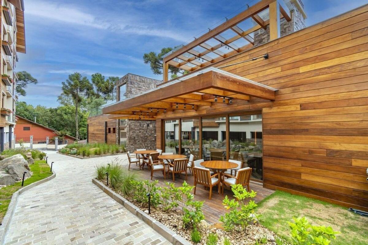 Rosa Edificio Bellagio Canela Com Infraestrutura Completa Daire Dış mekan fotoğraf