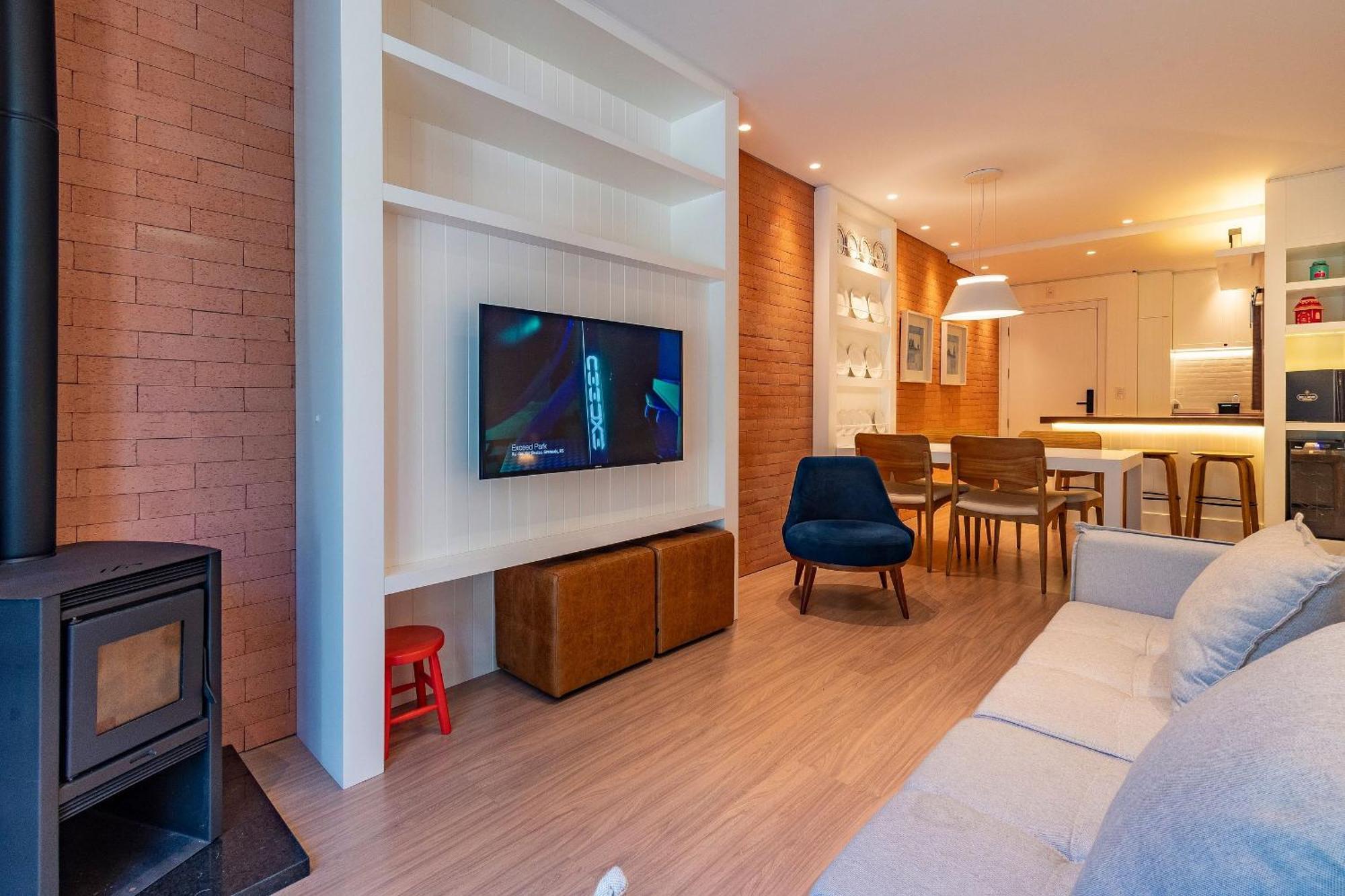 Rosa Edificio Bellagio Canela Com Infraestrutura Completa Daire Dış mekan fotoğraf